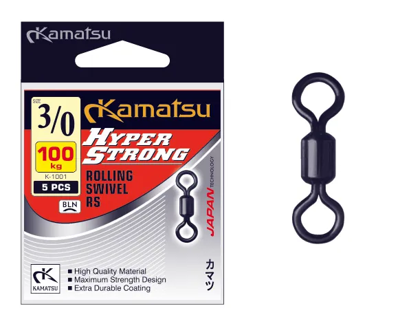 NextFish - Horgász webshop és horgászbolt - KAMATSU Hyper Strong Rolling Swivel K-1001 1BLN 47kg