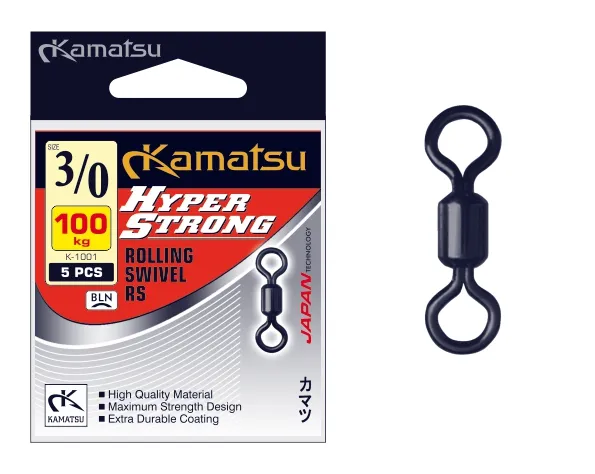 NextFish - Horgász webshop és horgászbolt - KAMATSU Hyper Strong Swivel RS 3/0 100kg K-1001