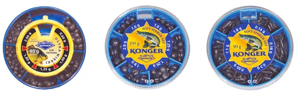 NextFish - Horgász webshop és horgászbolt - KONGER Notched Fine Shots in Box 50g small