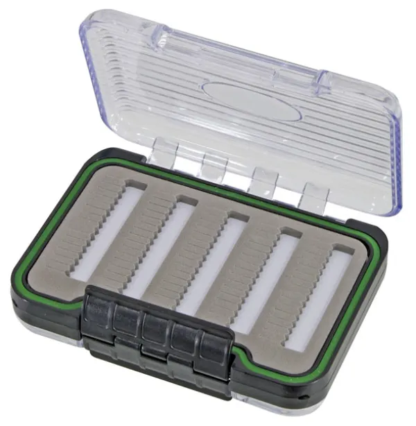 NextFish - Horgász webshop és horgászbolt - KONGER Fly Fishing Box Compartments:2 Double Sided 108x78x34mm