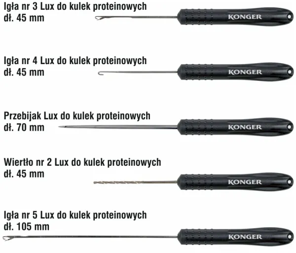 NextFish - Horgász webshop és horgászbolt - KONGER Team Carp Lux Boilie Needle Length 70mm