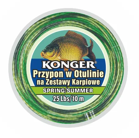 NextFish - Horgász webshop és horgászbolt - KONGER Semi Stiff Skin Braid Spring & Summer for Carp Rig 35lbs 10m