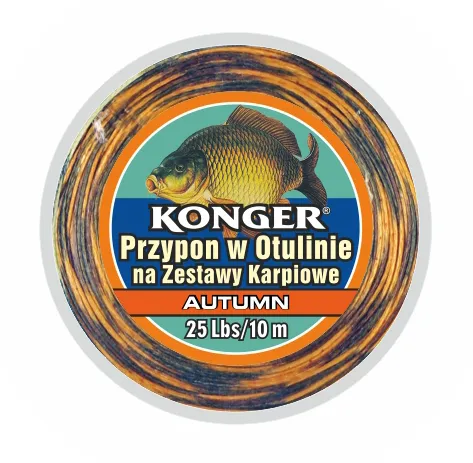 NextFish - Horgász webshop és horgászbolt - KONGER Semi Stiff Skin Braid Autumn for Carp Rig 25lbs 10m