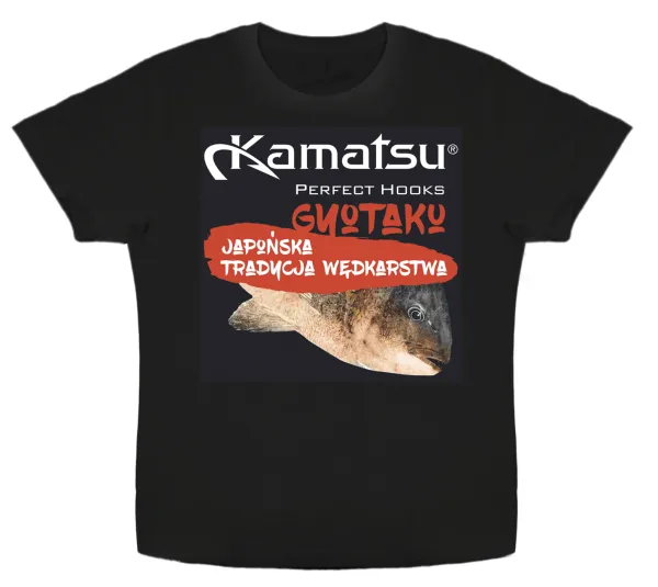 NextFish - Horgász webshop és horgászbolt - KAMATSU Kamatsu T-Shirt Gyotaku Black Size S