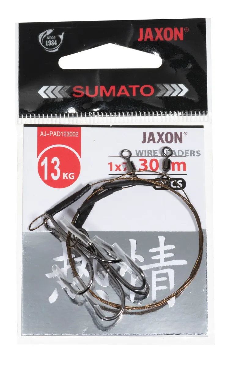 NextFish - Horgász webshop és horgászbolt - JAXON SUMATO WIRE LEADERS 13kg 30cm