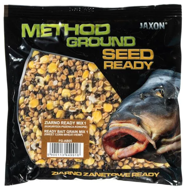 NextFish - Horgász webshop és horgászbolt - JAXON METHOD GROUND - SEED - MIX 1 SWEET CORN-WHEAT-HEMP 500g