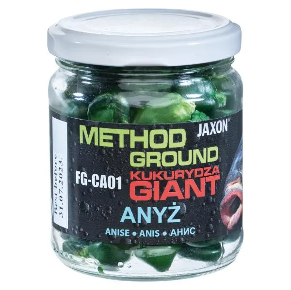 NextFish - Horgász webshop és horgászbolt - JAXON METHOD GROUND GIANT CORN ANISE 125g