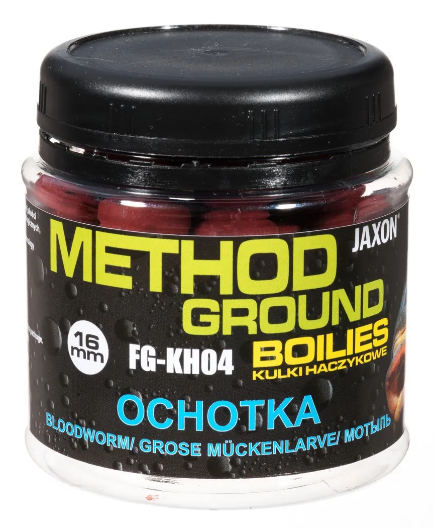 NextFish - Horgász webshop és horgászbolt - JAXON METHOD GROUND HOOK BOILIES BLOODWORM 100g 16mm