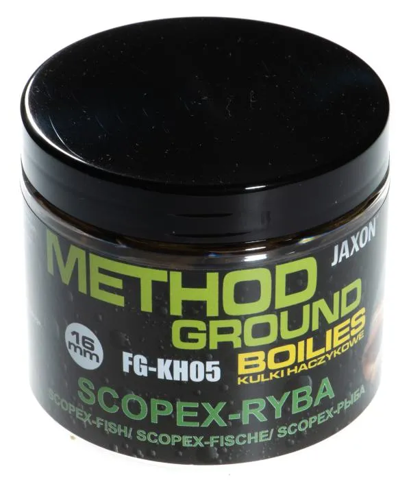 NextFish - Horgász webshop és horgászbolt - JAXON METHOD GROUND HOOK BOILIES SCOPEX-FISH 100g 16mm