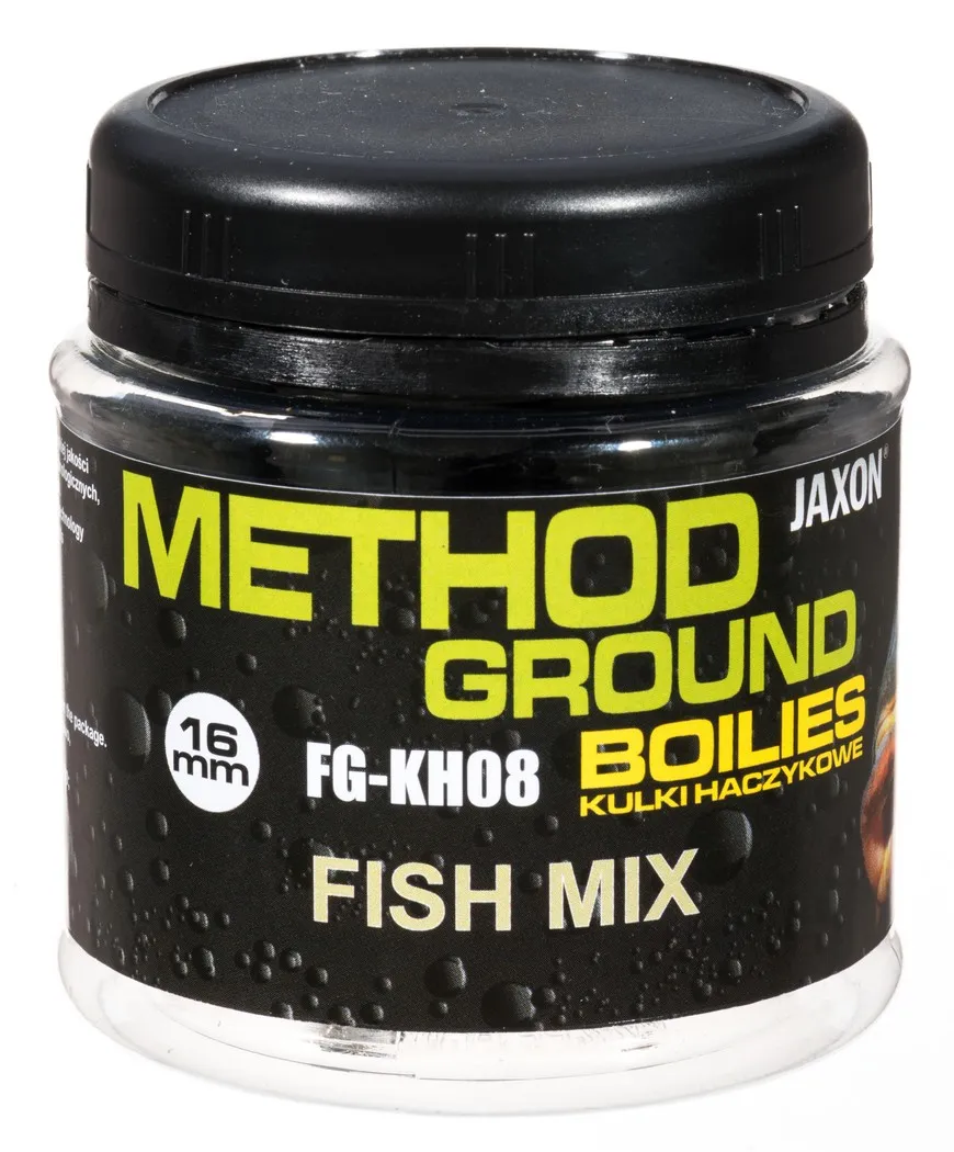 NextFish - Horgász webshop és horgászbolt - JAXON METHOD GROUND HOOK BOILIES FISH MIX 100g 16mm