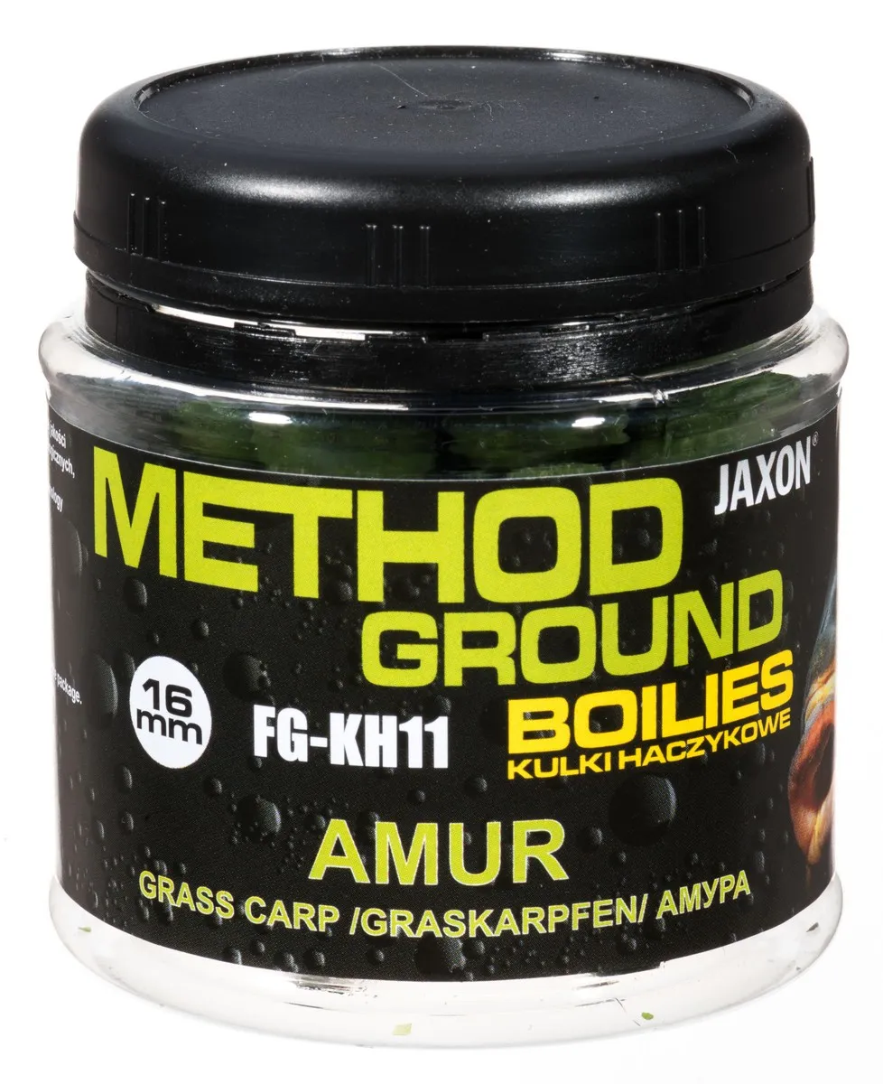 NextFish - Horgász webshop és horgászbolt - JAXON METHOD GROUND HOOK BOILIES  GRASS CARP 100g 16mm