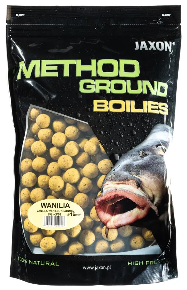 NextFish - Horgász webshop és horgászbolt - JAXON METHOD GROUND BOILIES VANILLA 1kg 16mm