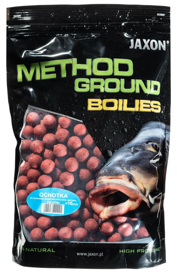 NextFish - Horgász webshop és horgászbolt - JAXON METHOD GROUND BOILIES BLOODWORM 1kg 16mm