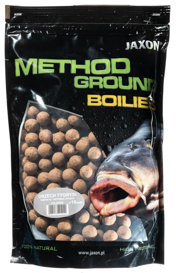 NextFish - Horgász webshop és horgászbolt - JAXON METHOD GROUND BOILIES TIGER NUTS 1kg 16mm