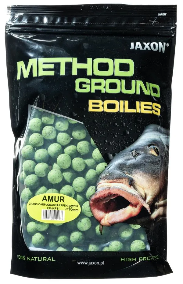 NextFish - Horgász webshop és horgászbolt - JAXON METHOD GROUND BOILIES  GRASS CARP 1kg 16mm