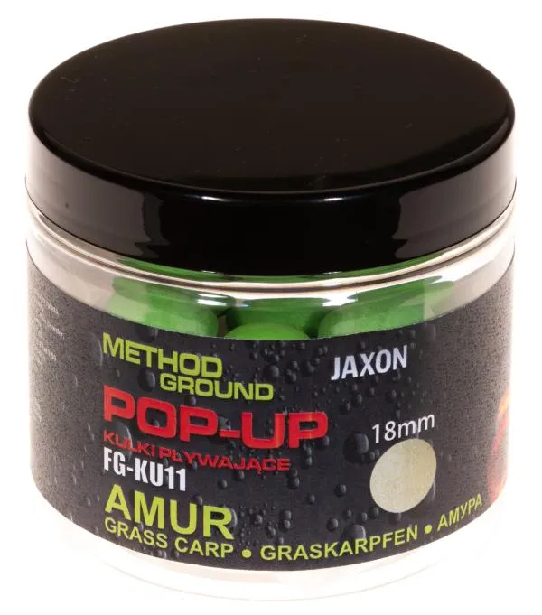 NextFish - Horgász webshop és horgászbolt - JAXON METHOD GROUND POP-UP BOILIES AMUR 50g 18mm