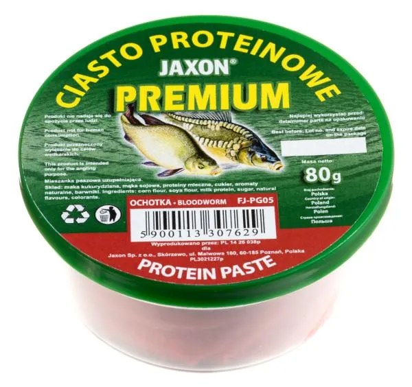 NextFish - Horgász webshop és horgászbolt - JAXON PROTEIN PASTE BLOODWORM 80g