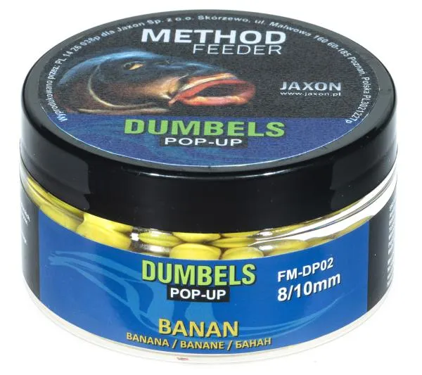 NextFish - Horgász webshop és horgászbolt - JAXON DUMBELS POP-UP METHOD FEEDER BANANA 30g 8/10mm