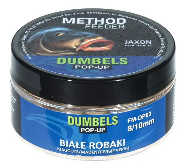 NextFish - Horgász webshop és horgászbolt - JAXON DUMBELS POP-UP METHOD FEEDER MAGGOTS 30g 8/10mm