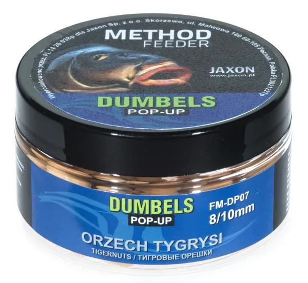 NextFish - Horgász webshop és horgászbolt - JAXON DUMBELS POP-UP METHOD FEEDER TIGERNUTS 30g 8/10mm