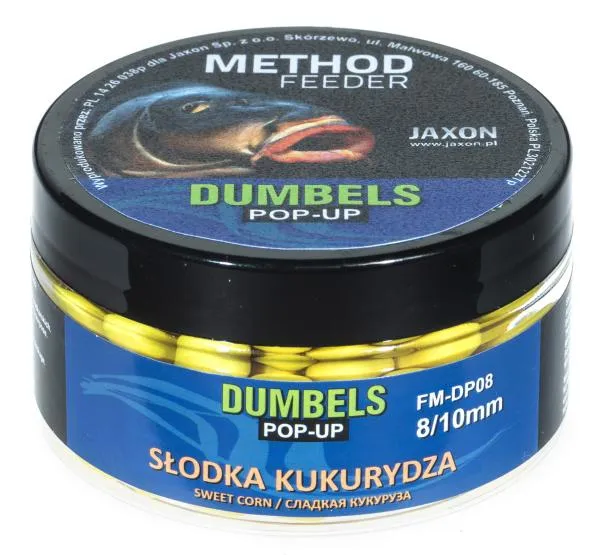 NextFish - Horgász webshop és horgászbolt - JAXON DUMBELS POP-UP METHOD FEEDER SWEET CORN 30g 8/10mm