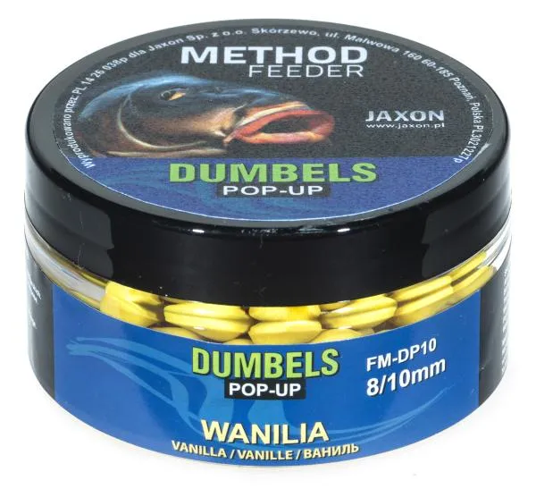 NextFish - Horgász webshop és horgászbolt - JAXON DUMBELS POP-UP METHOD FEEDER VANILLA 30g 8/10mm