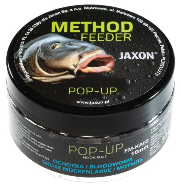 NextFish - Horgász webshop és horgászbolt - JAXON POP-UP BOILIES BLOODWORM 30g 10mm