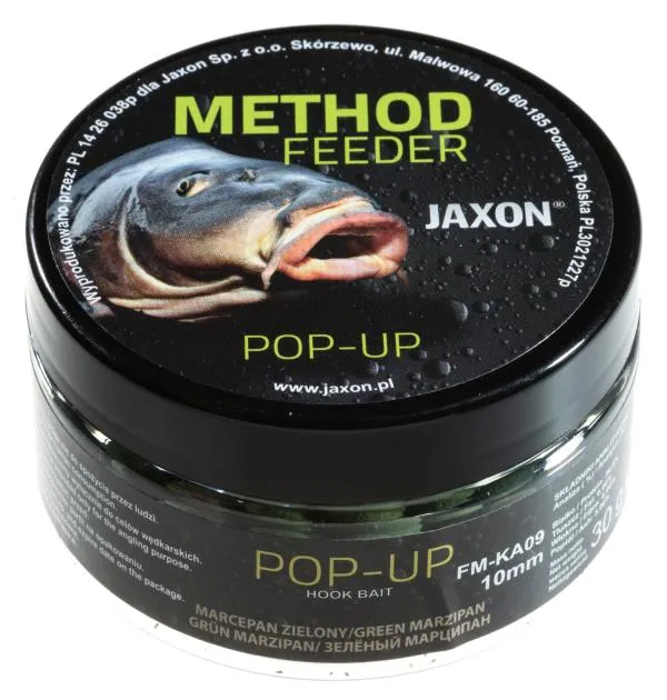 NextFish - Horgász webshop és horgászbolt - JAXON POP-UP BOILIES GREEN MARZIPAN 30g 10mm
