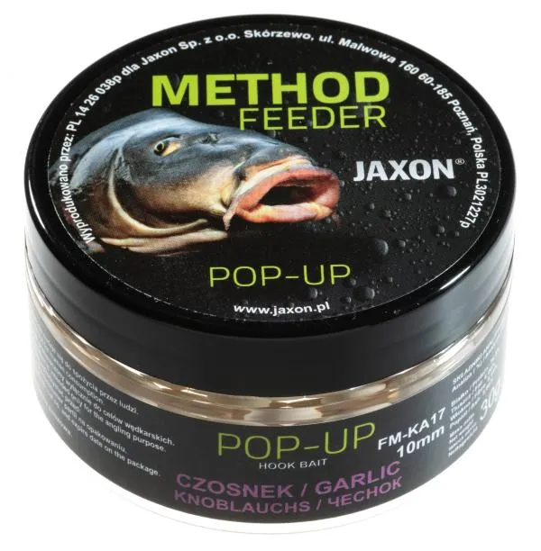 NextFish - Horgász webshop és horgászbolt - JAXON POP-UP BOILIES GARLIC 30g 10mm