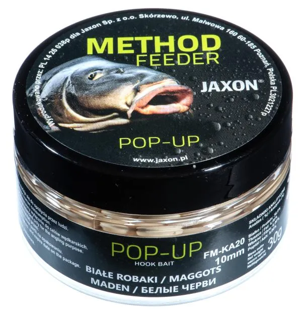 NextFish - Horgász webshop és horgászbolt - JAXON POP-UP BOILIES MAGGOTS 30g 10mm