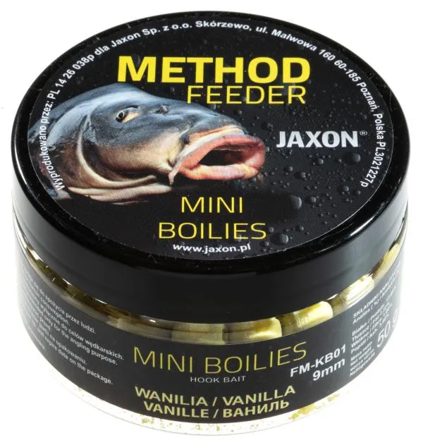 NextFish - Horgász webshop és horgászbolt - JAXON MINI BOILIES VANILLA 50g 9mm