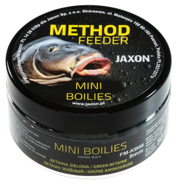 NextFish - Horgász webshop és horgászbolt - JAXON MINI BOILIES GREEN BETAINE 50g 9mm