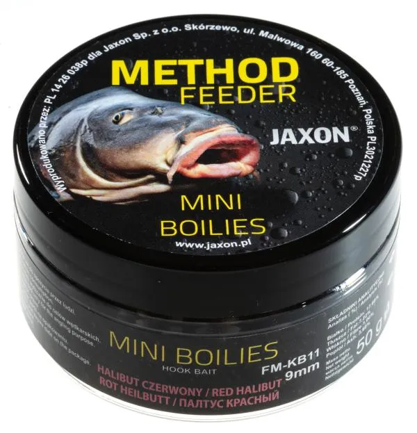 NextFish - Horgász webshop és horgászbolt - JAXON MINI BOILIES RED HALIBUT 50g 9mm