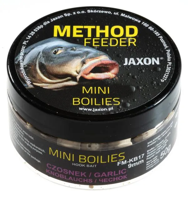 NextFish - Horgász webshop és horgászbolt - JAXON MINI BOILIES GARLIC 50g 9mm