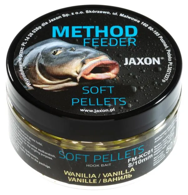 NextFish - Horgász webshop és horgászbolt - JAXON SOFT PELLETS VANILLA 50g 8/10mm