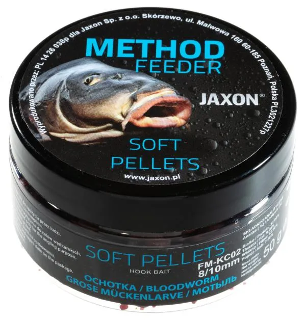 NextFish - Horgász webshop és horgászbolt - JAXON SOFT PELLETS BLOODWORM 50g 8/10mm