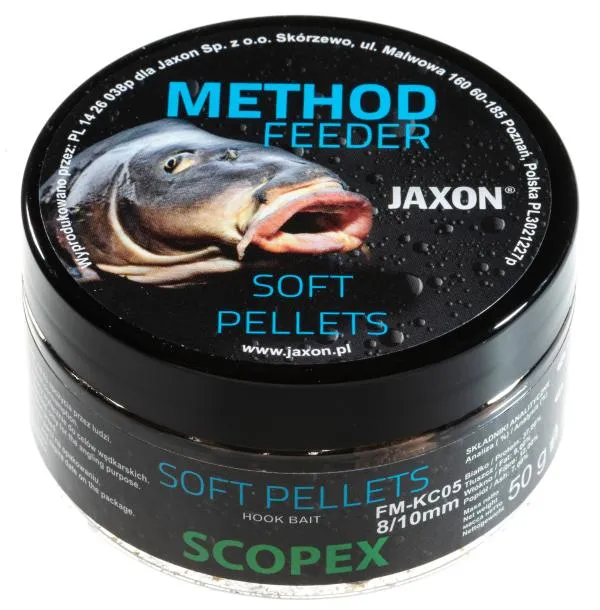 NextFish - Horgász webshop és horgászbolt - JAXON SOFT PELLETS SCOPEX 50g 8/10mm