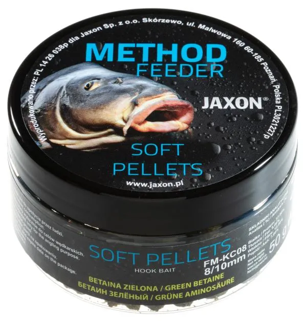 NextFish - Horgász webshop és horgászbolt - JAXON SOFT PELLETS GREEN BETAINE 50g 8/10mm