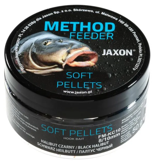 NextFish - Horgász webshop és horgászbolt - JAXON SOFT PELLETS BLACK HALIBUT 50g 8/10mm