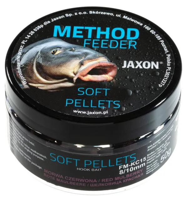 NextFish - Horgász webshop és horgászbolt - JAXON SOFT PELLETS RED MULBERRY 50g 8/10mm