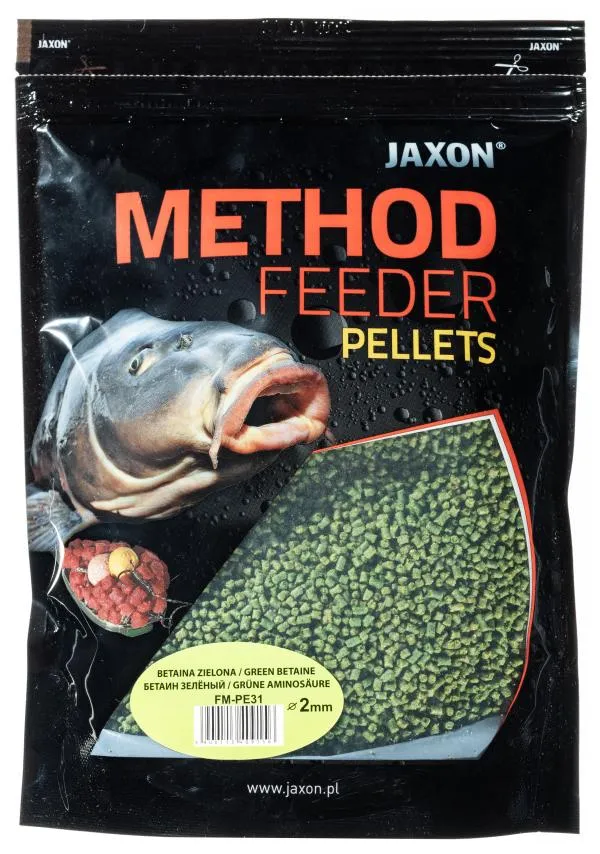 NextFish - Horgász webshop és horgászbolt - JAXON GREEN BETAINE 500g 2mm etető pellet