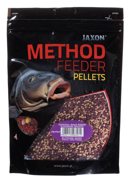 NextFish - Horgász webshop és horgászbolt - JAXON PELLETS METHOD FEEDER BLOODWORM/MAGGOTS 500g 2mm