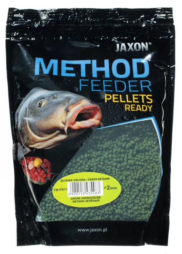 NextFish - Horgász webshop és horgászbolt - JAXON PELLETS READY GREEN BETAINE 500g 2mm