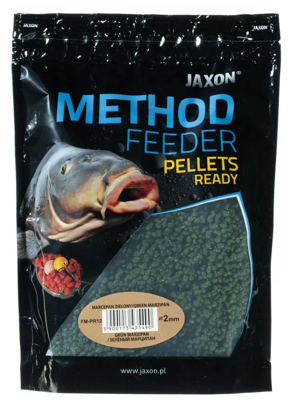 NextFish - Horgász webshop és horgászbolt - JAXON PELLETS READY GREEN MARZIPAN 500g 2mm