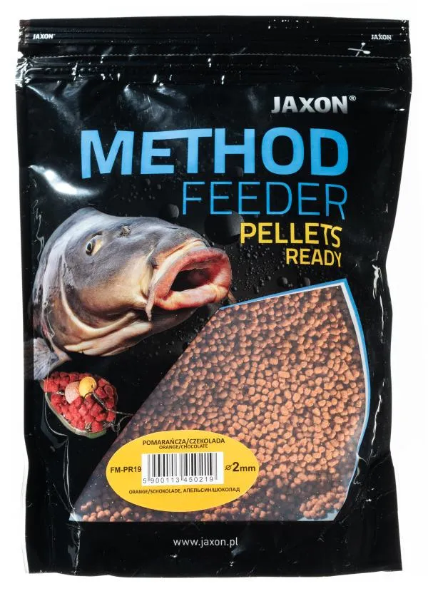 NextFish - Horgász webshop és horgászbolt - JAXON PELLETS READY ORANGE/CHOCOLATE 500g 2mm