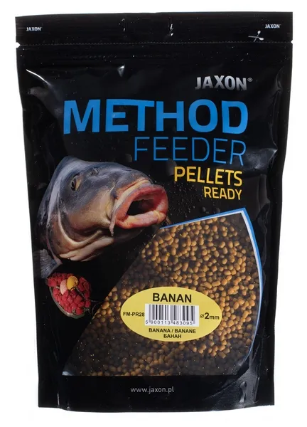 NextFish - Horgász webshop és horgászbolt - JAXON PELLETS METHOD FEEDER READY BANANA 500g 2mm