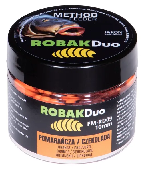 NextFish - Horgász webshop és horgászbolt - JAXON ROBAK DUO ORANGE/CHOCOLATE 25g 10mm