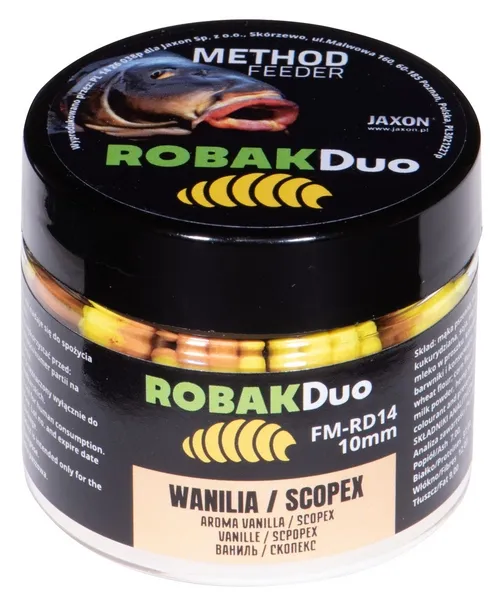 NextFish - Horgász webshop és horgászbolt - JAXON ROBAK DUO VANÍLIA/SCOPEX 25g 10mm wafters