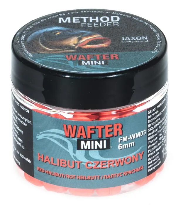 NextFish - Horgász webshop és horgászbolt - JAXON MINI METHOD FEEDER RED HALIBUT 15g 6mm wafter