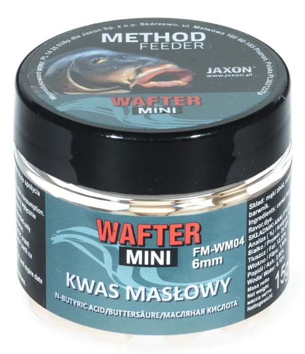 NextFish - Horgász webshop és horgászbolt - JAXON MINI METHOD FEEDER N-BUTYRIC ACID 15g 6mm wafter